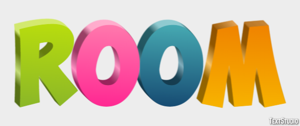 Room Text effect
