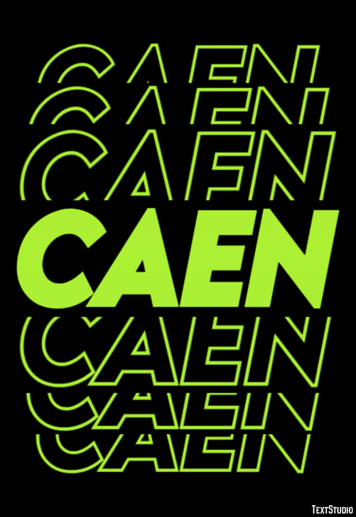 Caen Efekt tekstowy