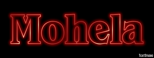 Mohela Эффект текста