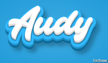 Audy Text Effect