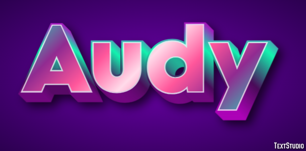 Audy Text Effect