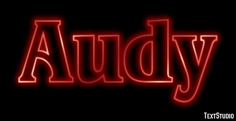Audy Text Effect
