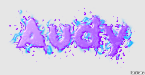 Audy Text effect