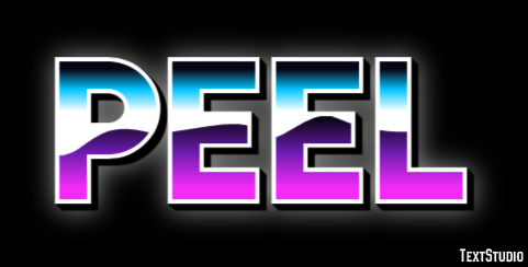 Peel Efekt tekstowy