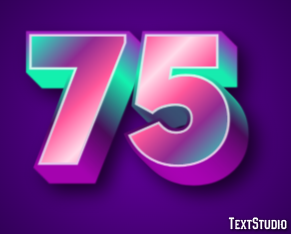75 Text Effect