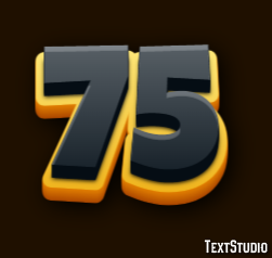 75 Text Effect