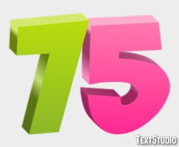 75 Text Effect