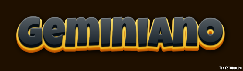 Geminiano Effetto testo