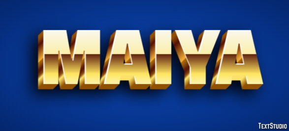 Maiya Text effect