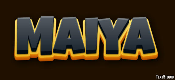 Maiya Text Effect