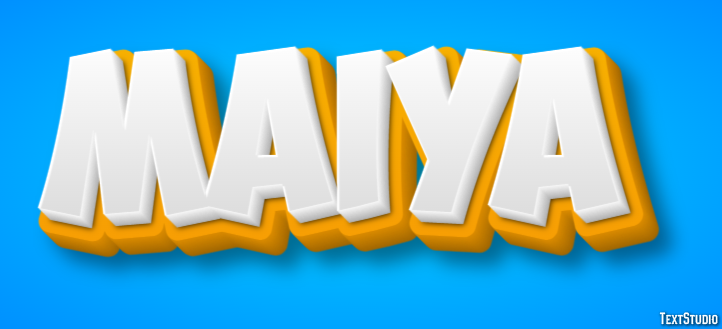 Maiya Text effect