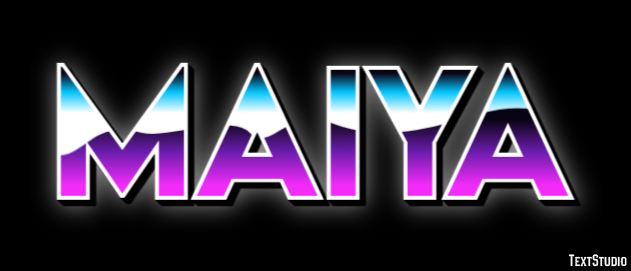 Maiya Text effect
