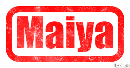 Maiya Text Effect