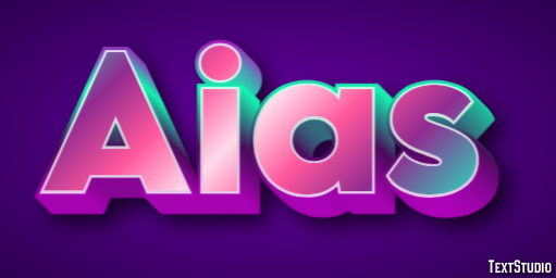 Aias Efecto de texto