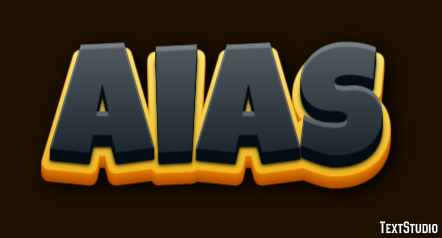Aias Efecto de texto