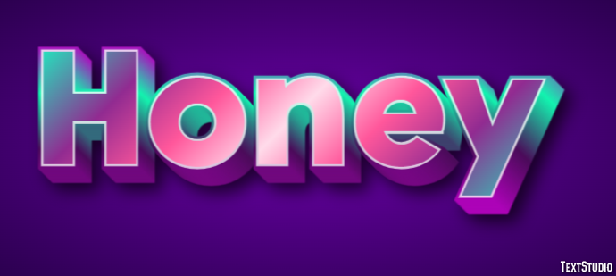 Honey テキスト効果