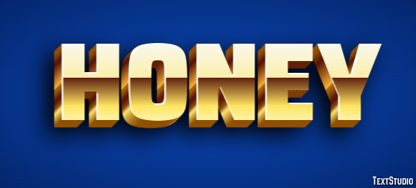 Honey Texteffekt