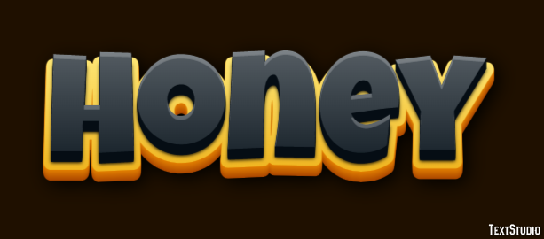 Honey Texteffekt