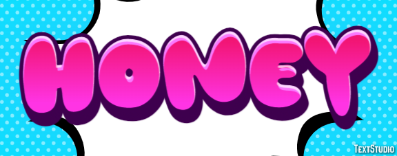 Honey Texteffekt