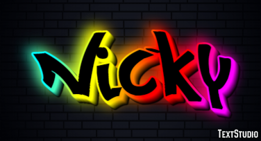 Nicky Text Effect