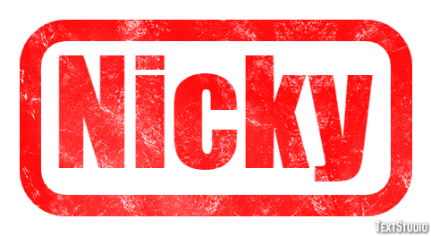 Nicky Text Effect