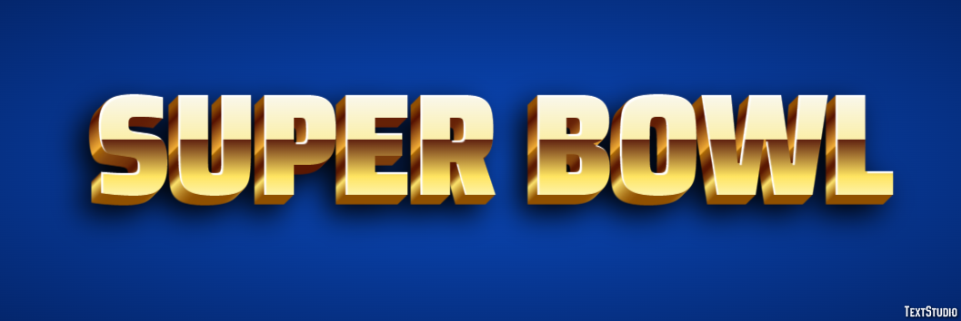 Super Bowl Текстовый эффект