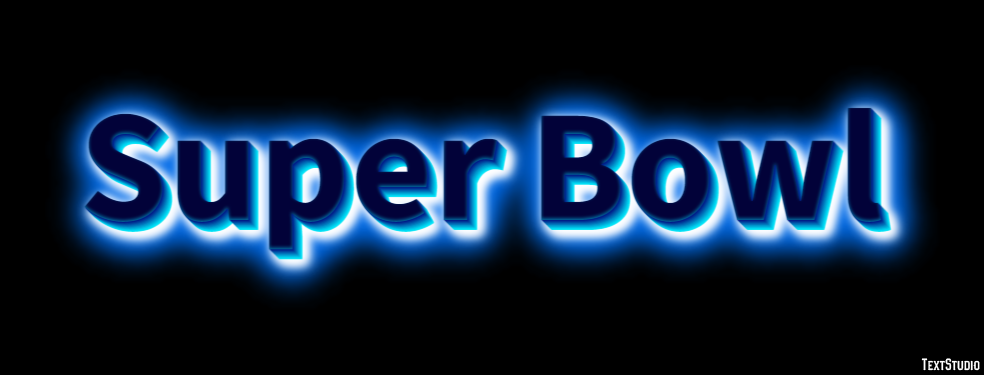 Super Bowl Текстовый эффект