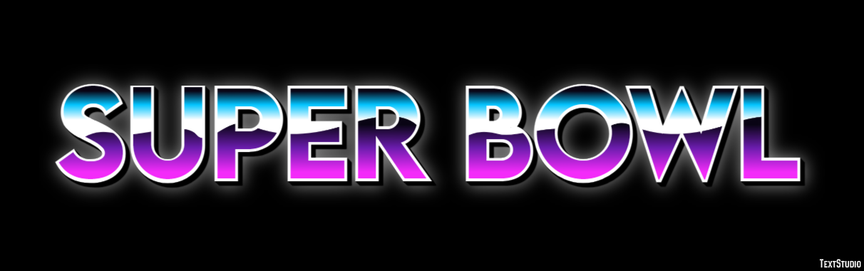 Super Bowl Эффект текста
