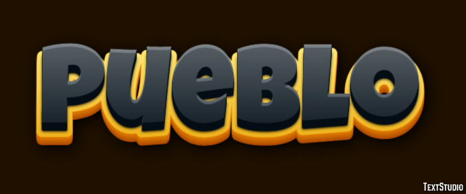 Pueblo Effetto testo