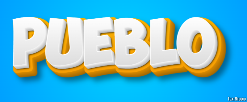 Pueblo Effetto testo