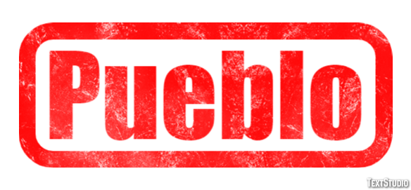 Pueblo Effetto testo