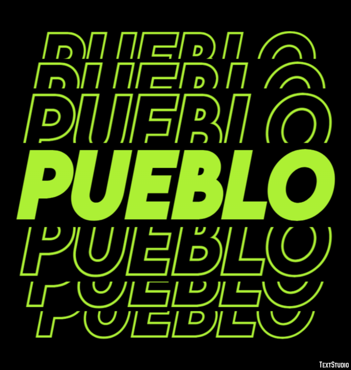 Pueblo Effetto testo