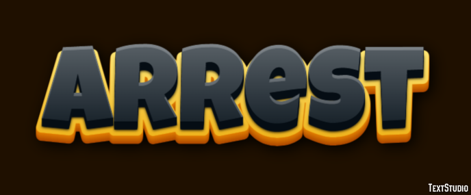 Arrest Text Effect