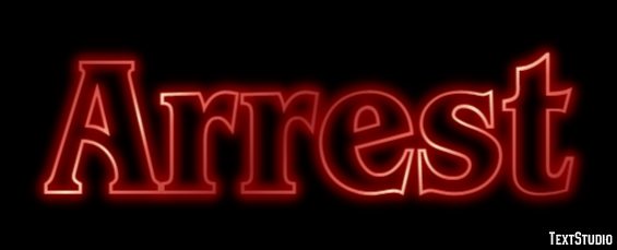 Arrest Text Effect