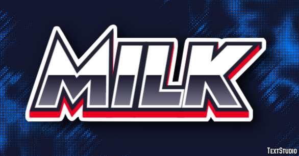 Milk Text Effect