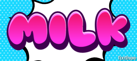 Milk Text Effect