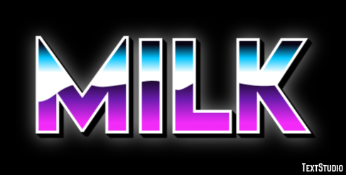 Milk Text Effect