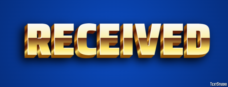 Received Text Effect