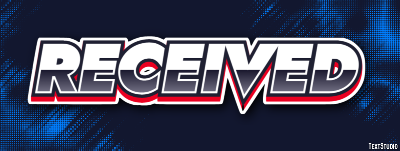 Received Text Effect