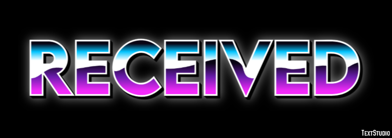 Received Text Effect