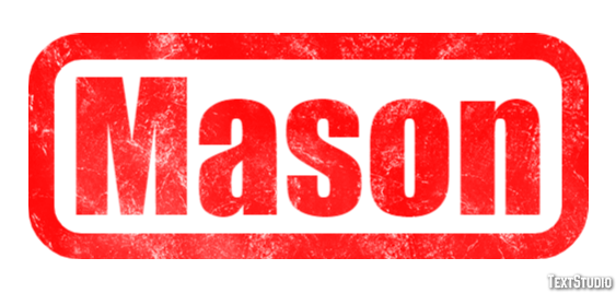 Mason Efekt tekstowy