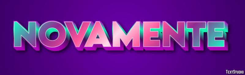 Novamente Text Effect