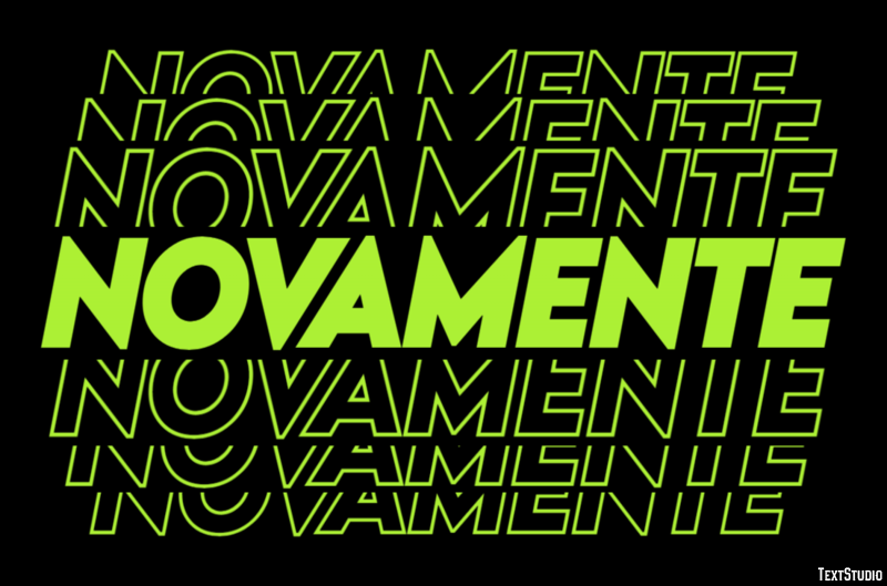 Novamente Text Effect