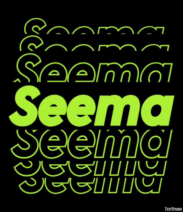 Seema Text Effect