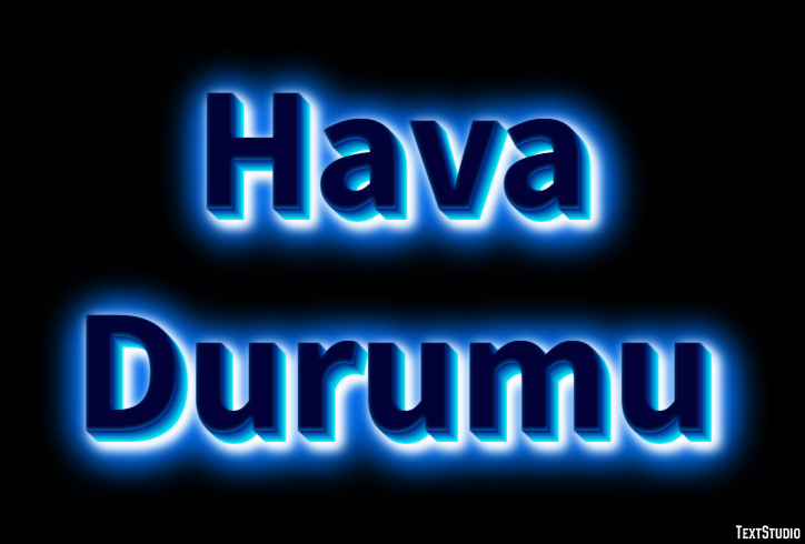 Hava Durumu Efeito de texto