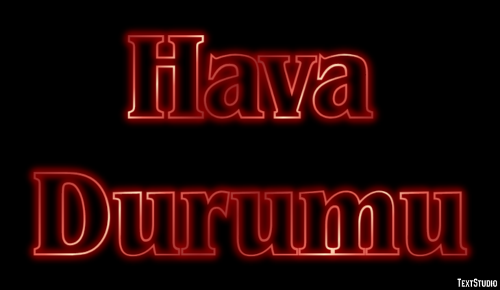 Hava Durumu Efeito de texto
