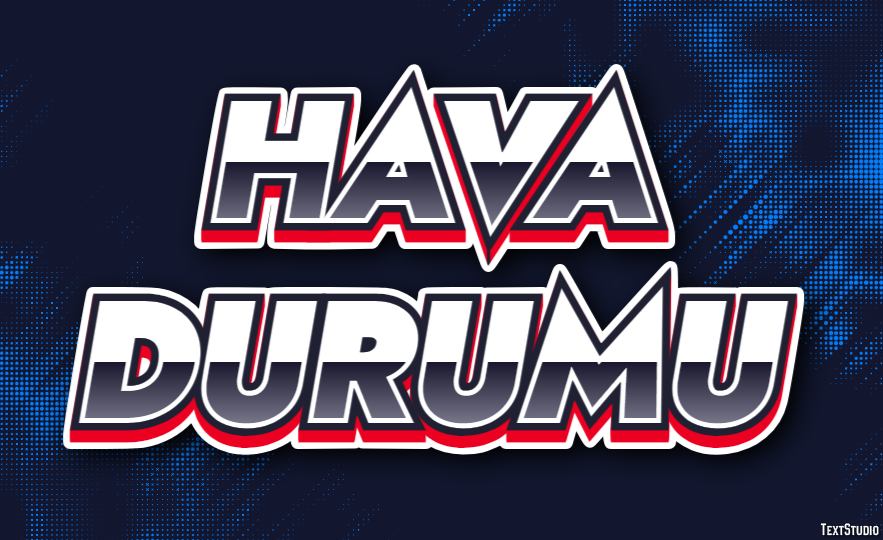 Hava Durumu Efeito de texto