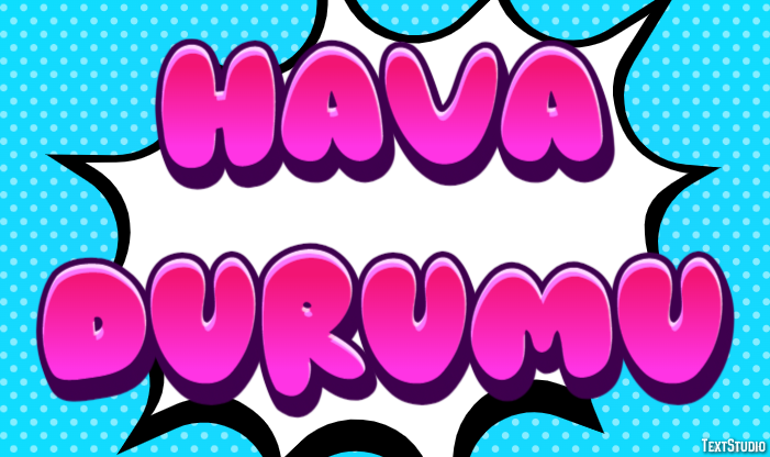 Hava Durumu Efeito de texto