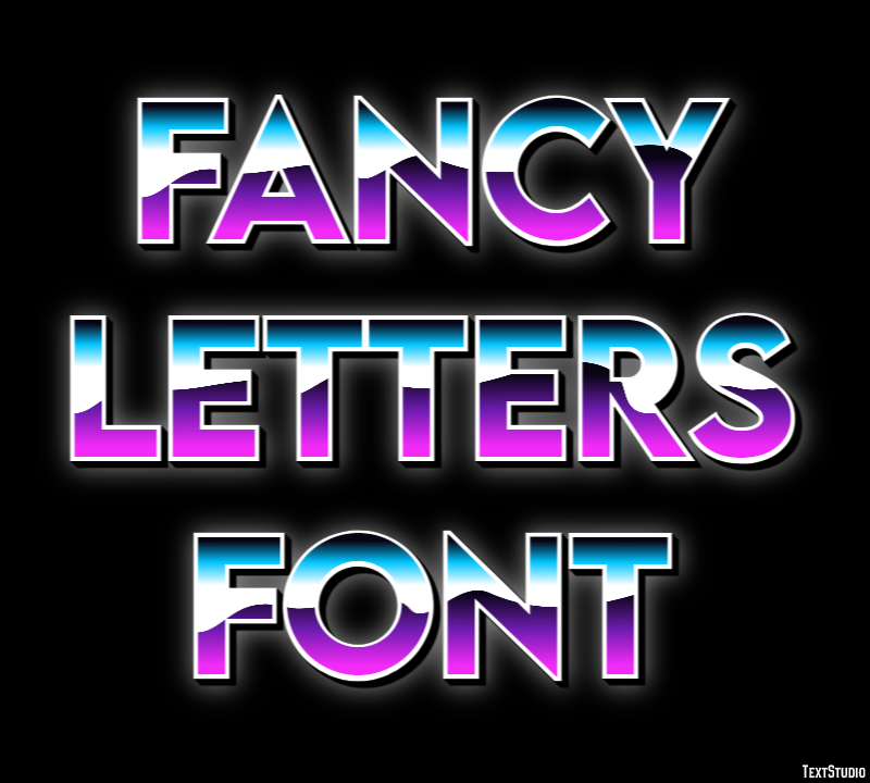 Fancy Letters Font Effet de Texte