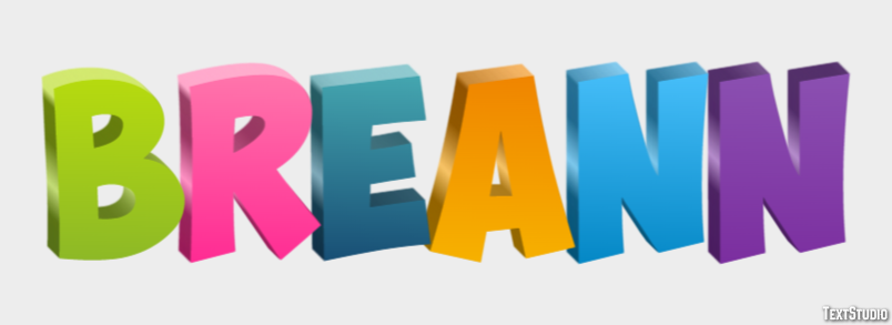 Breann Text effect